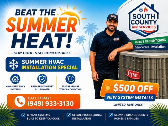 Summer HVAC installation special
